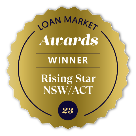 MartinCo Financial Services Loan Market Awards Winner Rising Star NSW ACT 2023 badge